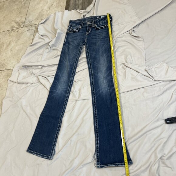 Miss Me Irene Bootcut Medium Wash Western Denim Jeans Women’s/Jr. Size 26 - Picture 3 of 16